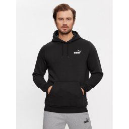 Puma Pulóver Ess+ 2 Col Small Logo 674471 Fekete Regular Fit
