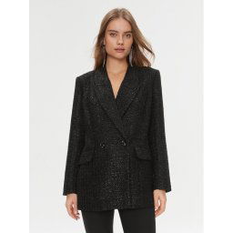 Bruuns Bazaar Zakó BBW3659 Fekete Relaxed Fit