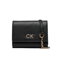 Calvin Klein Nagy női pénztárca Re-Lock Trifold Md W/Chain K60K611458 Fekete