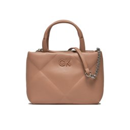 Calvin Klein Táska Re-Lock Quilt Tote Mini K60K611340 Rózsaszín