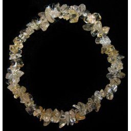 Citrin splitter szemcse karkötő