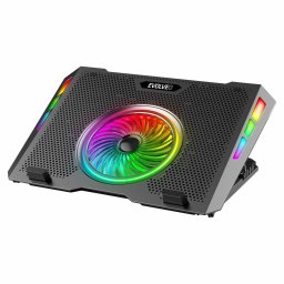 EVOLVEO Ania 16, notebook hűtőbetét, 5x ventilátor, RGB háttérvilágítás