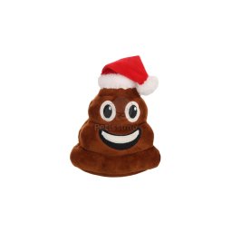 Flamingo karácsonyi plüssjáték kutyáknak - kaki emoji 1 db