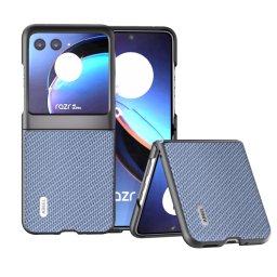 ABEEL CARBON Műanyag borítás Motorola Razr 40 Ultra világoskék