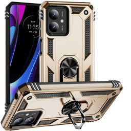 RING Védőburkolat Motorola Moto G14 arany tartóval