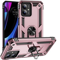 RING Védőburkolat Motorola Moto G14 rózsaszín tartóval