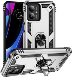 RING Védőburkolat Motorola Moto G14 ezüsthöz