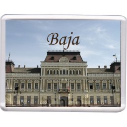Baja- Grassalkovich-palota, Városháza hűtőmágnes (műanyag keretes)