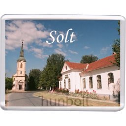 Solt, Vécsey-Kastély hűtőmágnes (műanyag keretes)