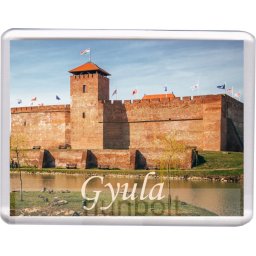 Gyulai Vár hűtőmágnes (műanyag keretes)