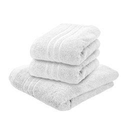 1x COMFORT fehér fürdőlepedő+ 2x COMFORT fehér törölköző