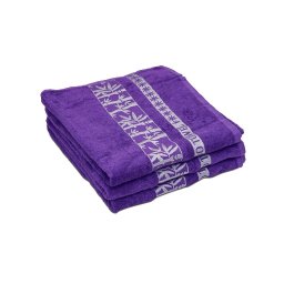 BAMBOO lila 2db fürdőlepedő 70x140 cm, 70% bambusz szál | 30% pamut