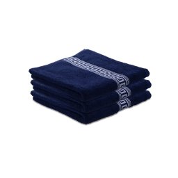 GREEK sötétkék 2db fürdőlepedő 70x130 cm, 100% pamut