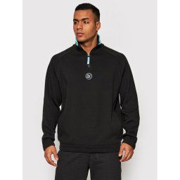 Puma Pulóver Half-Zip 533619 Fekete Regular Fit