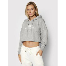 Alpha Industries Pulóver Basic 116057 Szürke Oversize