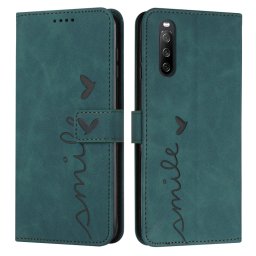ART SMILE Pénztárcahuzat vezetékkel Sony Xperia 10 IV 5G zöld