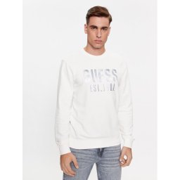 Guess Pulóver M4RQ08 KBK32 Fehér Regular Fit