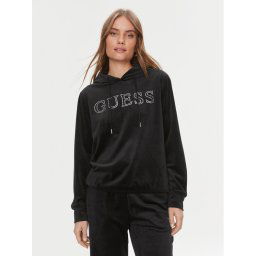 Guess Pulóver Couture V4RQ25 KBXI2 Fekete Regular Fit