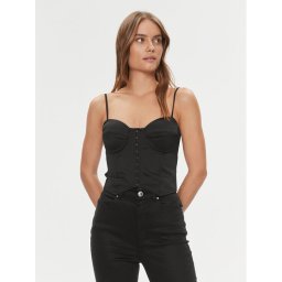 Guess Felső W4RH17 WD1R2 Fekete Slim Fit
