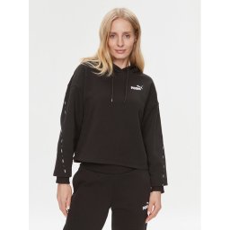 Puma Pulóver Ess Tape 675996 Fekete Regular Fit