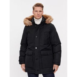 Tommy Hilfiger Parka Rockie MW0MW32778 Fekete Regular Fit