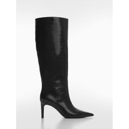 Mango Csizma Amalia 67030255 Fekete