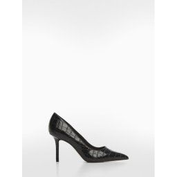 Mango Magassarkú Lora 67020253 Fekete