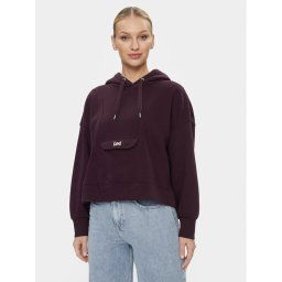 Lee Pulóver Vintage Hoodie Rodeo 112341554 Lila Regular Fit