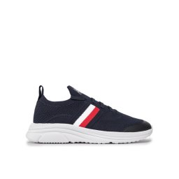 Tommy Hilfiger Sportcipők Modern Runner Knit Stripes Ess FM0FM04798 Sötétkék
