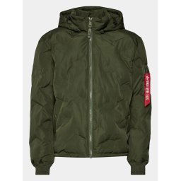 Alpha Industries Pehelykabát Logo 108107 Zöld Regular Fit