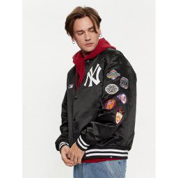 47 Brand Bomber dzseki New York Yankees Dalston DB017PMRWCQ590476JK Fekete Oversize