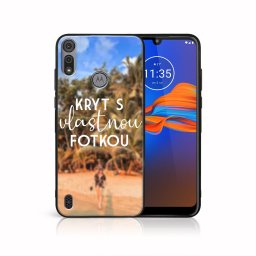 Borító saját nyomattal Motorola Moto E6s