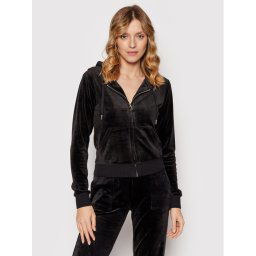 Juicy Couture Pulóver Robertson JCAP176 Fekete Slim Fit
