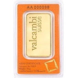 Valcambi 50 g - befektetési aranylap