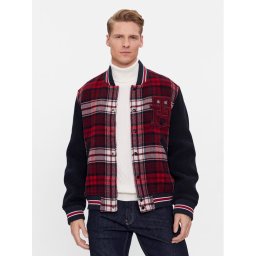 Tommy Hilfiger Bomber dzseki Varsity MW0MW34023 Piros Regular Fit