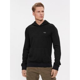 Guess Pulóver Brand New Tech Stret M4RQ10 KC262 Fekete Regular Fit