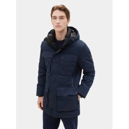 Tom Tailor Pehelykabát 1037359 Sötétkék Regular Fit