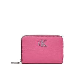 Calvin Klein Kis női pénztárca Minimal Monogram Med Za K60K611500 Rózsaszín