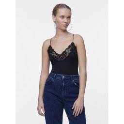 Pieces Body Kornelie 17119977 Fekete Slim Fit