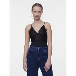 Pieces Body Nichelle 17102107 Fekete Slim Fit