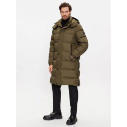 Boss Pehelykabát Donden4 50499795 Zöld Relaxed Fit
