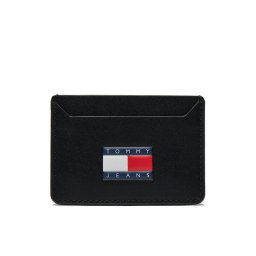 Tommy Jeans Bankkártya tartó Tjm Heritage Leather Cc Holder AM0AM12085 Fekete