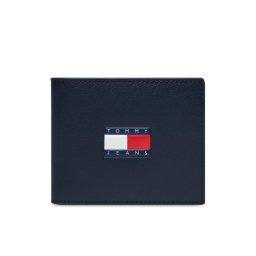 Tommy Jeans Nagyméretű férfi pénztárca Tjm Heritage Leather Cc & Coin AM0AM12086 Sötétkék