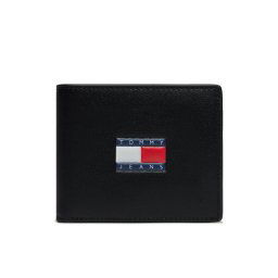 Tommy Jeans Nagyméretű férfi pénztárca Tjm Heritage Leather Cc & Coin AM0AM12086 Fekete