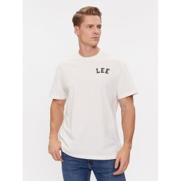 Lee Póló 112342484 Bézs Relaxed Fit