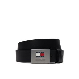 Tommy Jeans Férfi öv Tjm Flag Buckle Leather 3.5 AM0AM12269 Fekete