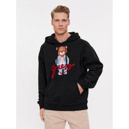 Guess Pulóver Eco Max M4RQ25 KBJ31 Fekete Regular Fit