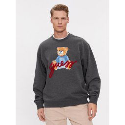 Guess Pulóver Eco Max M4RQ34 KBJ31 Szürke Regular Fit
