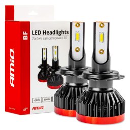 LED H7 6V-18V SMD +200% 6000K párban Amio