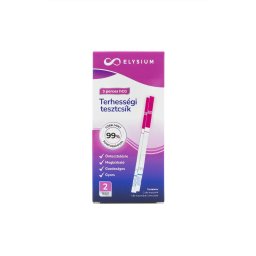 Elysium gyors kimutatású terhességi tesztcsík - hCG 20 mIU/ml - 2 db - 1 doboz
